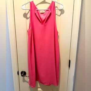 Everly pink sleeveless dress